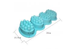 China Diy Handmade Eco Friendly 4 Cavity Silicone Soap Molds Customized supplier