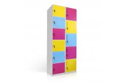 China Narrow Edge Easy Assemble Waterproof  Multi Doors Metal Storage Locker supplier