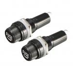 SL602 Nut Mounting AC 250V 6mm X 30mm 10 Amp Panel Mount Fuse Holder Black Screw Cap for sale