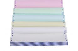 China 5 Ply Double Tear Edges NCR Custom Carbonless Paper supplier