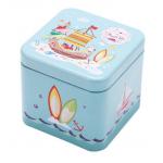OEM Logo Printed Biscuit Tin Box Cookies Metal Cannaburst Tin for sale