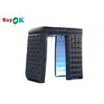 Party Photo Booth Fireproof Removeable Inflatable LED Photo Booth Wall For Wedding Party for sale