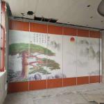 Laminate Sound Absorbing Restaurant Movable Partition Walls Width 3 * 10550 Mm for sale