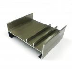 T Shape Sliding Window Aluminum Champagne Anodized Profile
