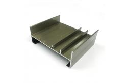 China T Shape Sliding Window Aluminum Champagne Anodized Profile supplier