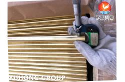 China ASTM B111 ASME SB111 C68700 Aluminum Brass Tube For Heat Exchanger supplier