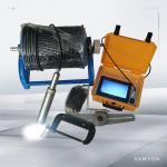 Clear Image Borehole Inspection Camera Manual Winch Stainless Steel Under Water Well for sale