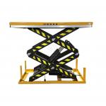 350kg Hydraulic Electric Mobile Double Scissor Lift Table Cart 70 Max Height for sale