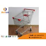 Wire Mesh  Type Folding Shopping Trolley On Wheels Foldable Trolley Cart for sale