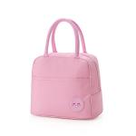 Custom pink insulated lunch cooler bag with oem service for school for sale