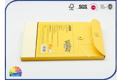 China Matte Lamination Folding Carton Box Envelope Gift Box With Rivet supplier