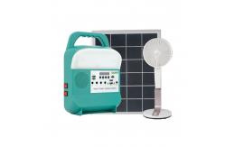 China Mini Station Radio Solar Panel Light Kit Lighting Generator Home 9W 6V supplier