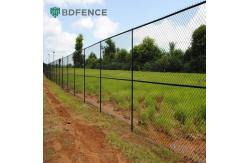 China Trash Area Odor Control Plastic Coated Chain Link Fence supplier