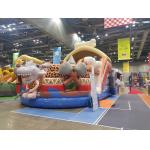 0.55mm PVC Tarpaulin Inflatable Pirate Boat For Children Jumping for sale