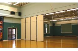 China Acoustic Fabric Sliding Hotel Movable Partition Walls with Aluminium Track Roller supplier