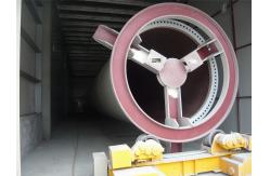 China Painting Welding Rotator Steel Roller Motorized Trolley supplier