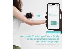 China Smart Bluetooth Body Measuring Tape with ±0.2% Accuracy, Rechargeable Type-C & LED Display for Precise Measurements supplier