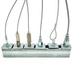 Threaded Rod Mounting Systems Wire Suspension Hanging Kit Cable Lock Assembly