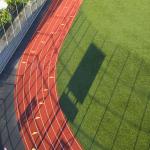 High Strength Anti Slip 400 Meter Synthetic Sports Flooring Fadeless for sale