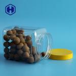 1200ml Rectangular Leak Proof Plastic Jar For Cashew Nuts Diameter 87mm