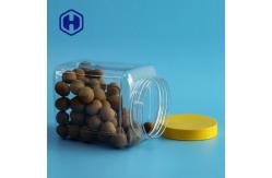 China 1200ml Rectangular Leak Proof Plastic Jar For Cashew Nuts Diameter 87mm supplier