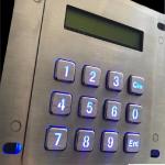 Metal Usb Numeric Keypad With Display , LED Backlit Wired Numeric Keypad