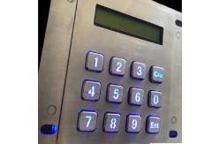China Metal Usb Numeric Keypad With Display , LED Backlit Wired Numeric Keypad supplier