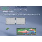 Window Clear GOB LED Display Advertising Sign Screen For Interior for sale