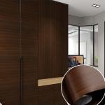 Modern Embossed Design Decorative pvc 3d Wall sticker for Kitchen featuring Wood Grain Pattern and Roll Size 0.61M*100M for sale