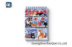 China Spiral Binding 3D Lenticular Personalised Stationery Notebooks Cartoon Pet Hardcover supplier