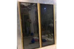 China 2.4m X 0.9m EMI RF Shielded Windows Shielding Black Brass 20MHz supplier