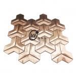 Exterior Wall Cladding Stainless Steel Mosaic Weather Resistant for sale