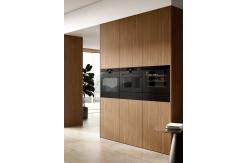China Wood Classic White Kitchen Cabinets Customized Kitchen Furniture With Dinning Table supplier