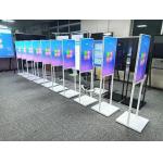 32 Inch Dual Side Floor Stand Digital Signage Aluminum Alloy Frame