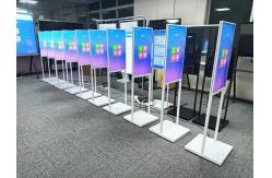 China 32 Inch Dual Side Floor Stand Digital Signage Aluminum Alloy Frame supplier