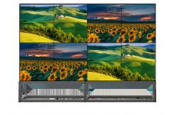 China Narrow Edge SCCP 350cd/m2 1.8mm Bezel LCD Splice Screen supplier