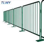 Anping TLWY Galvanised Pedestrian Steel Crowd Control Barriers Powder Coating for sale