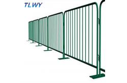 China Removable Pedestrian Fence Panels 42mm O.D. Barrier Crowd Control supplier