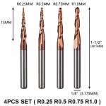 D1-20mm Carbide End Mill Varies Cutting Edge Material Tungsten Steel Cutter Bit For Wood for sale