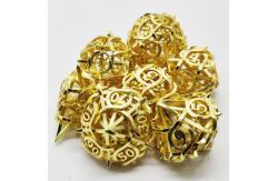 China Thorns Hollow Metal Dice Set Kusalu RPG Dragon And Dungeon DND supplier