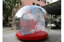 China Customized Giant Human Size Inflatable Snow Globe With Blower , Air Pump supplier