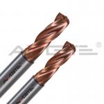 3 Flutes Solid Carbide Twist Drill 50mm - 300mm Heavy Duty Drill Bit for sale