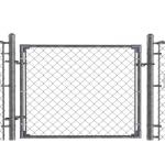 3.5mm Wire Thick Diamond Chain Link Fencing With Frame for sale