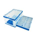 Folded Plastic Collapsible Containers Supply Chain Boxes Color Customized for sale