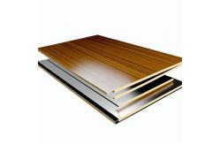 China 1220x2440mm Wooden Aluminum Composite Panel with PVDF/PE Coating supplier