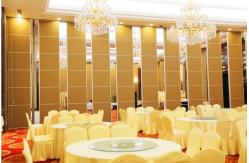 China Banquet Hall Acoustic Room Dividers , Floor to Ceiling Sliding Partition Wall supplier