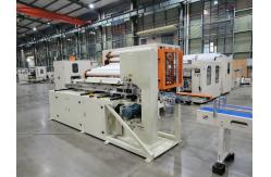 China Small Toilet Paper Roll Band Saw Kitchen Towel Cutting Machine supplier