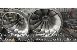 China Power Generation Hydro Turbine Runner Made Of Hardened Metals With Customized Design supplier