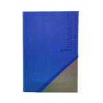 Blue PU Hardcover Custom Journal Printing 8.39*5.71'' Compact Size Sedex for sale