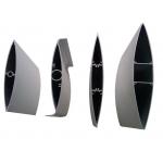 Drilling Curtain Wall Profile Aluminum Extrusions For Curtain Louver for sale